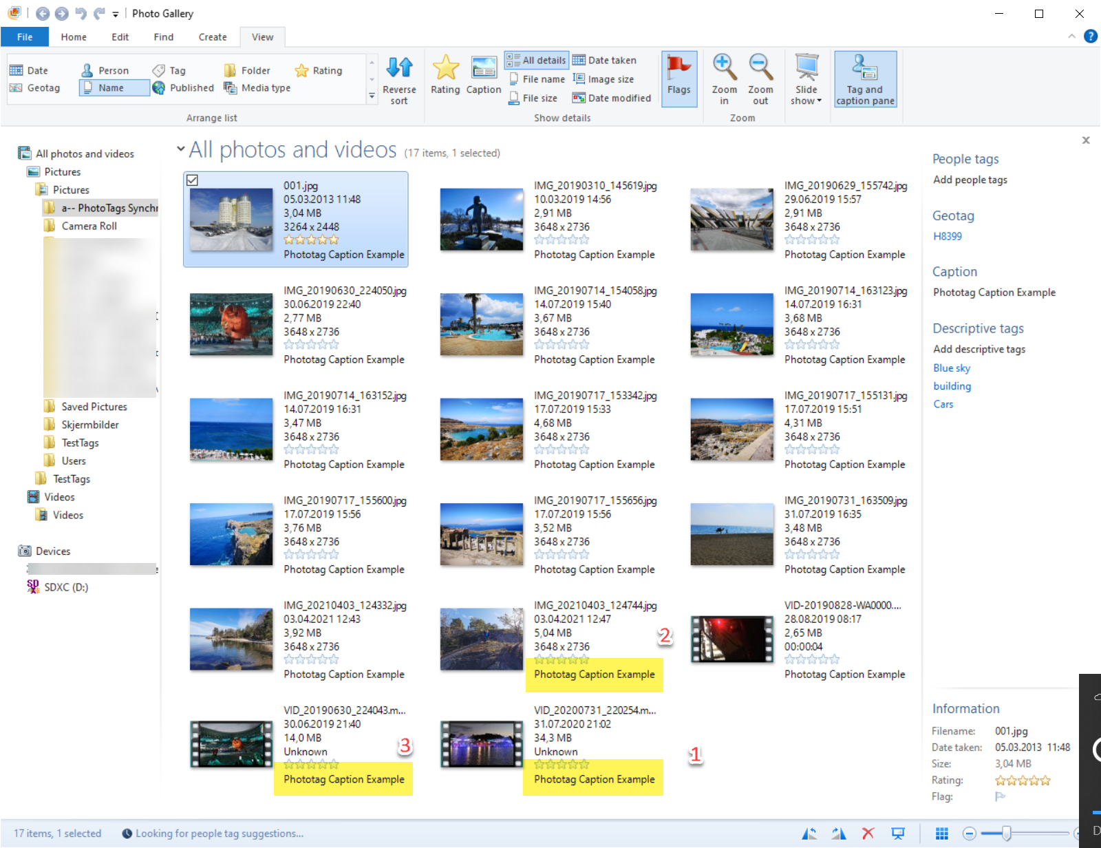 Microsoft Windows Live Gallery - PC1